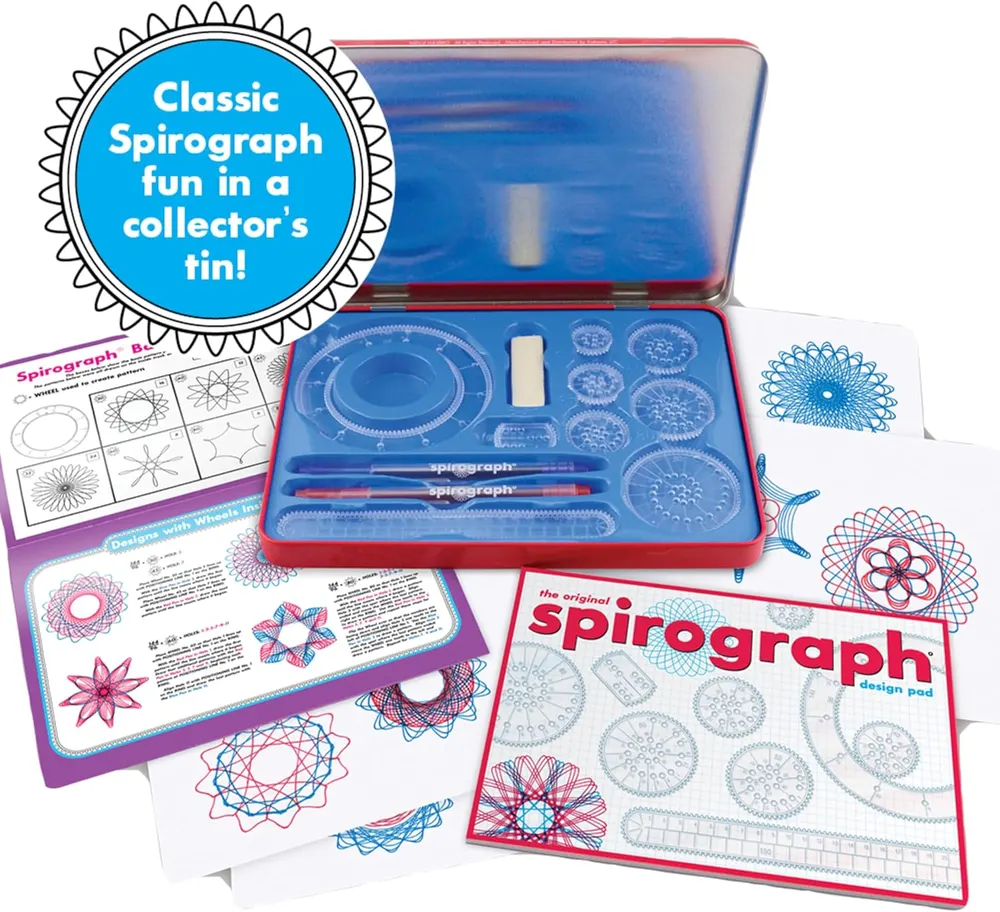 Spirograph Design Set Collectors Tin, photo 3